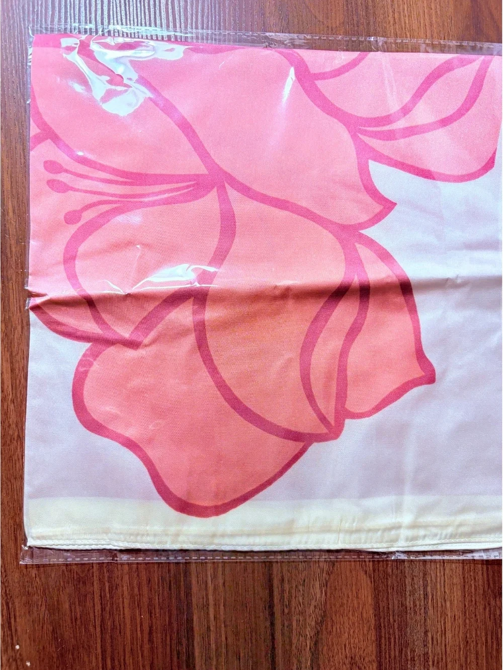 Elegant Pink and Coral Floral Scarf
